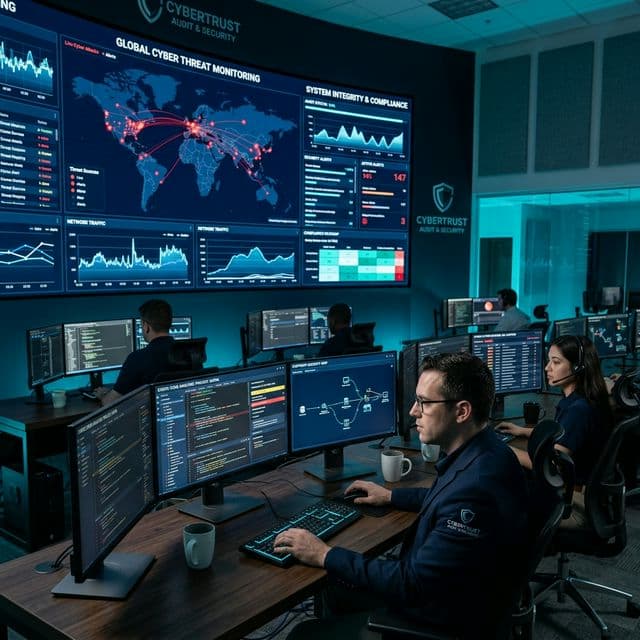 Security architecture and audit visual