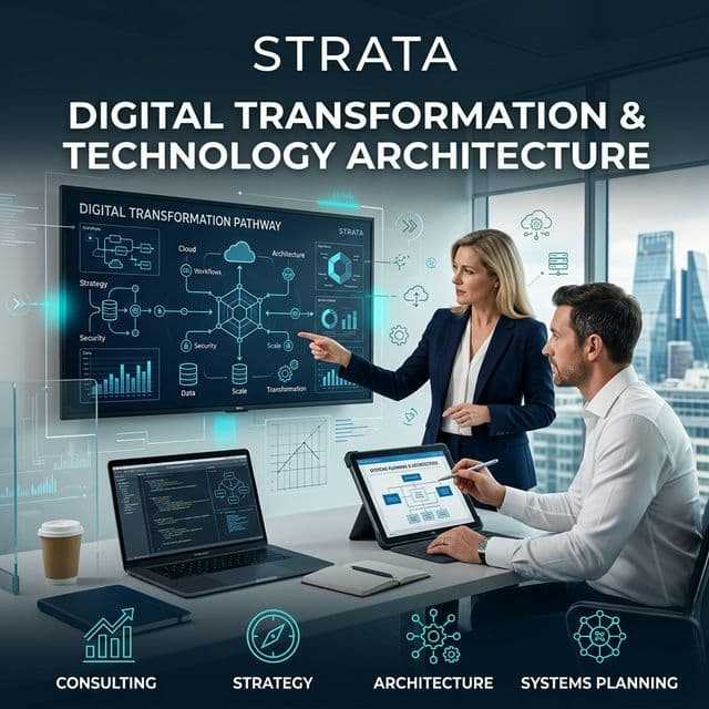 Technology service planning and systems architecture visual