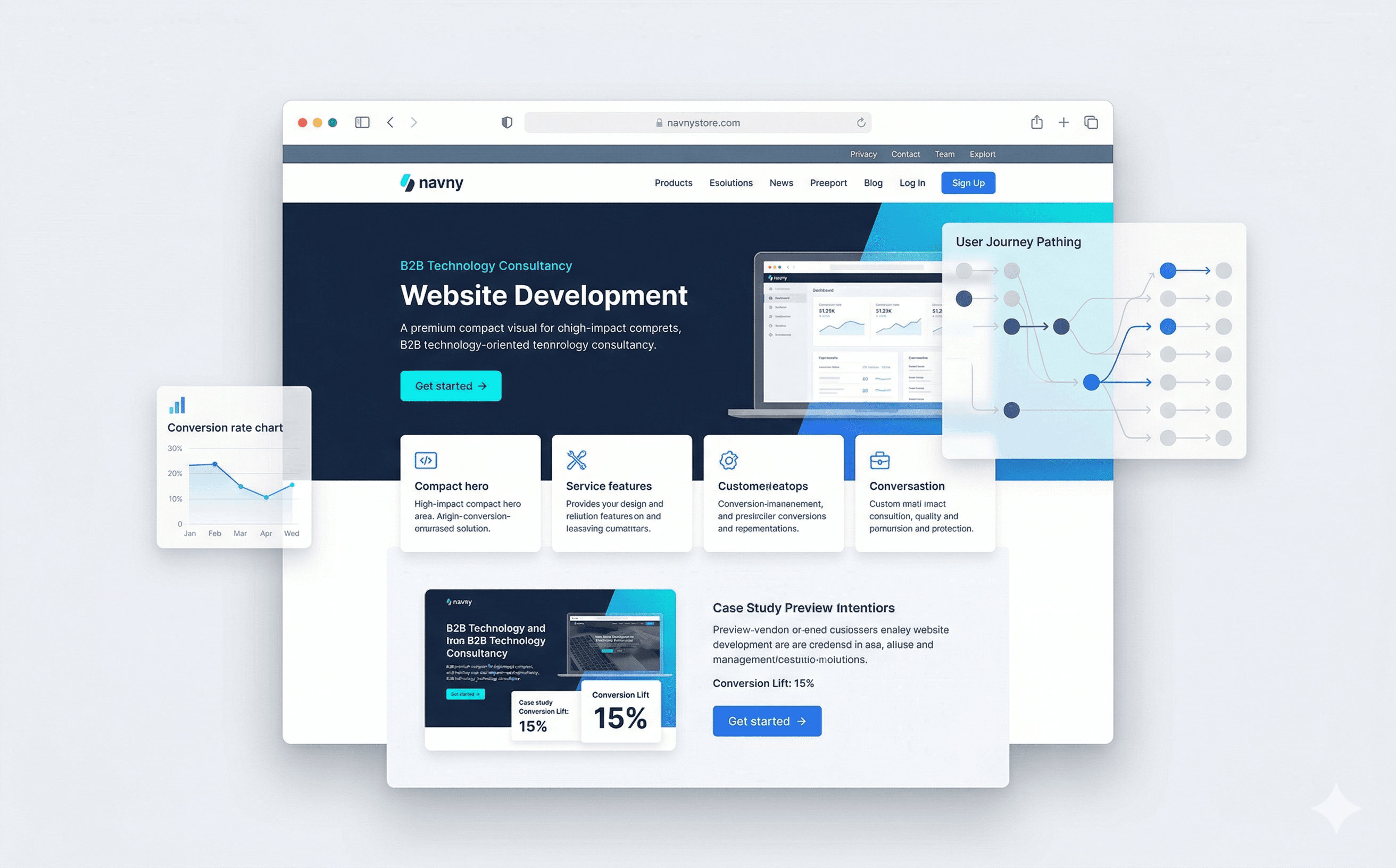 Website and digital experience visual